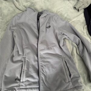 The North Face Light Gray Fleece Jacket